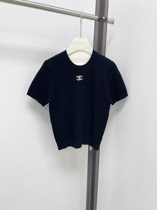 26ss Logo knitted T+shirt