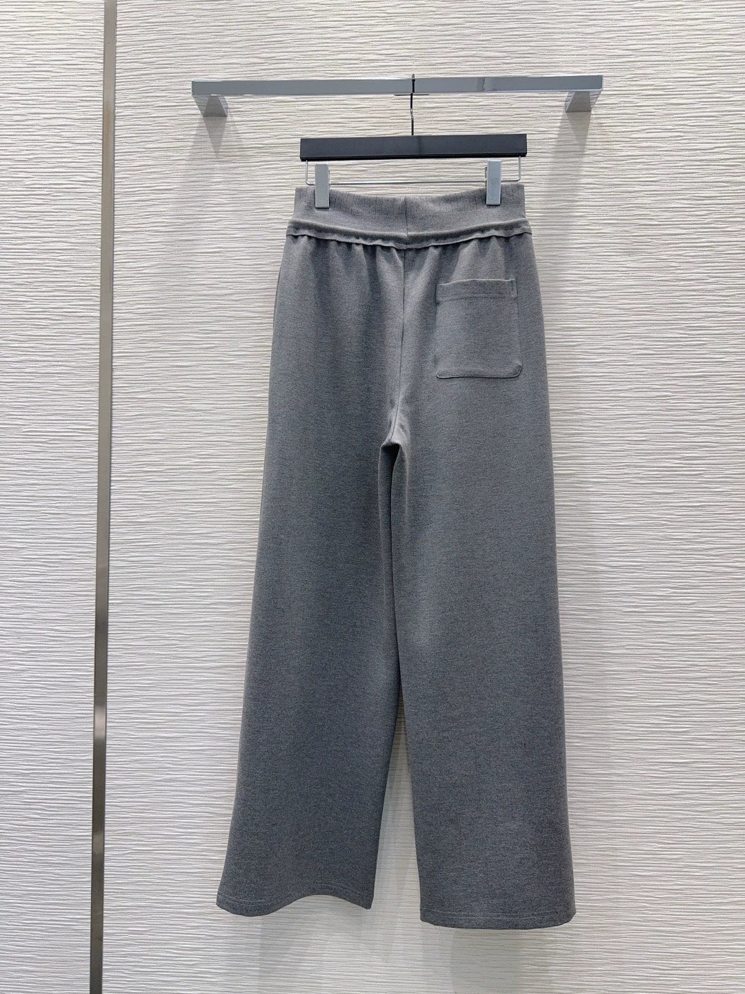 26Casual Trousers with Embroidered Logo and Drawstring