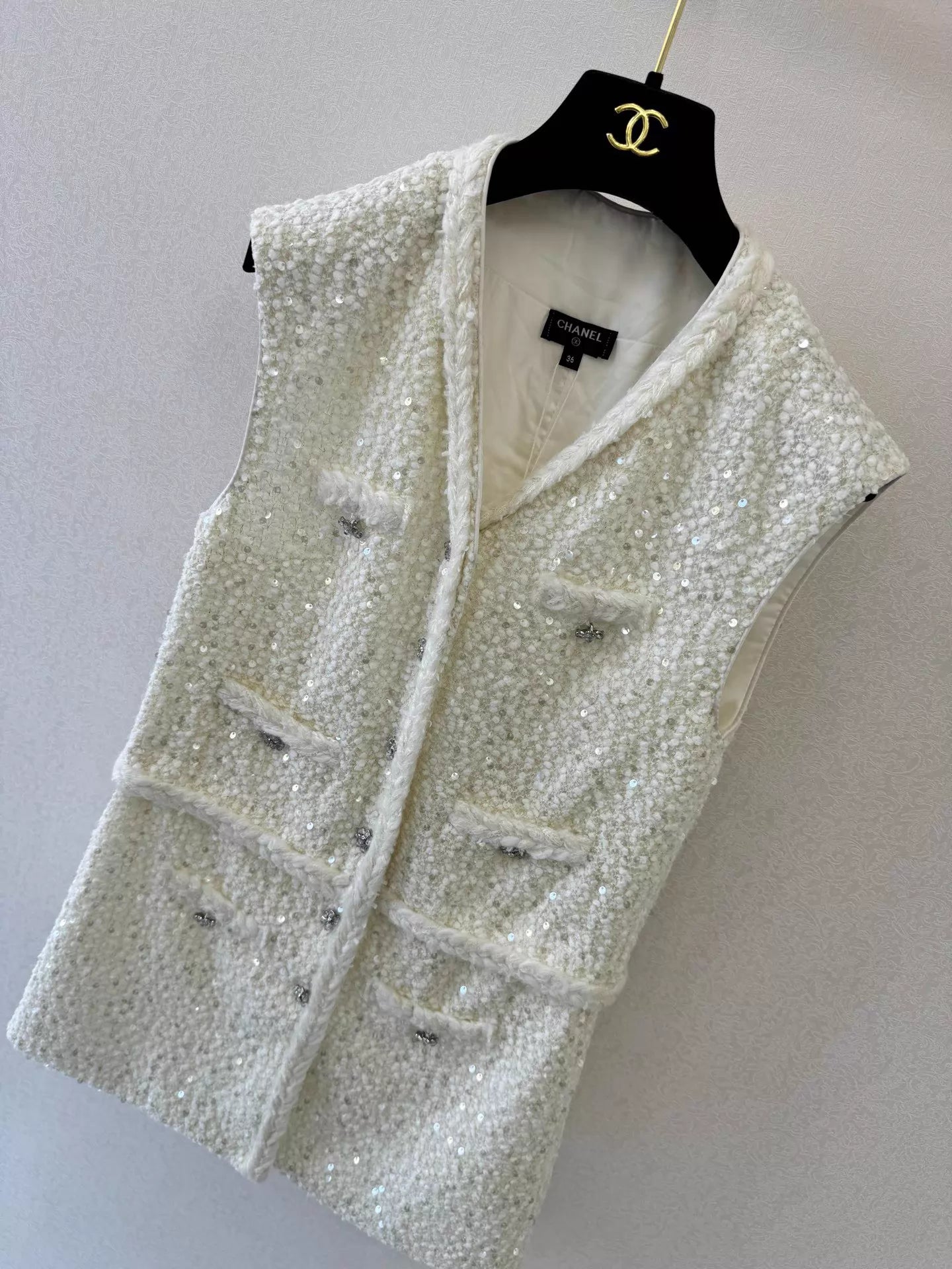 Sequined Vest Dress