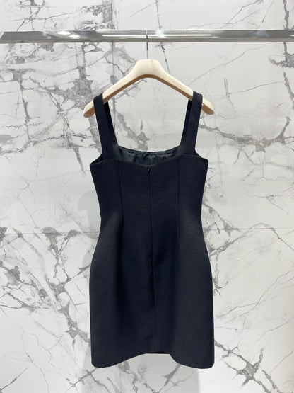 Velvet slip dress