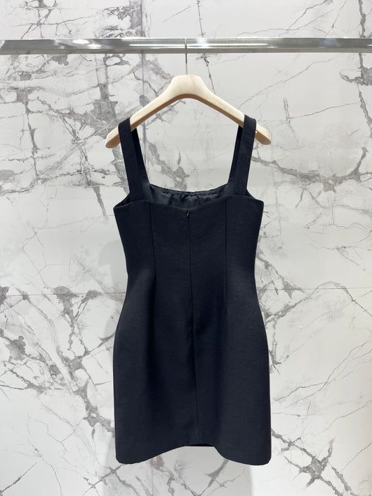 Velvet slip dress