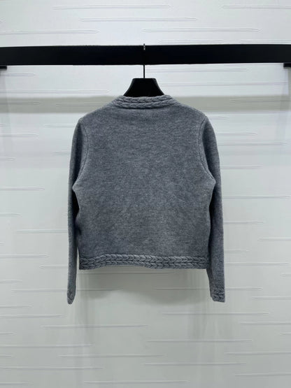 3D Cable Knit Cardigan
