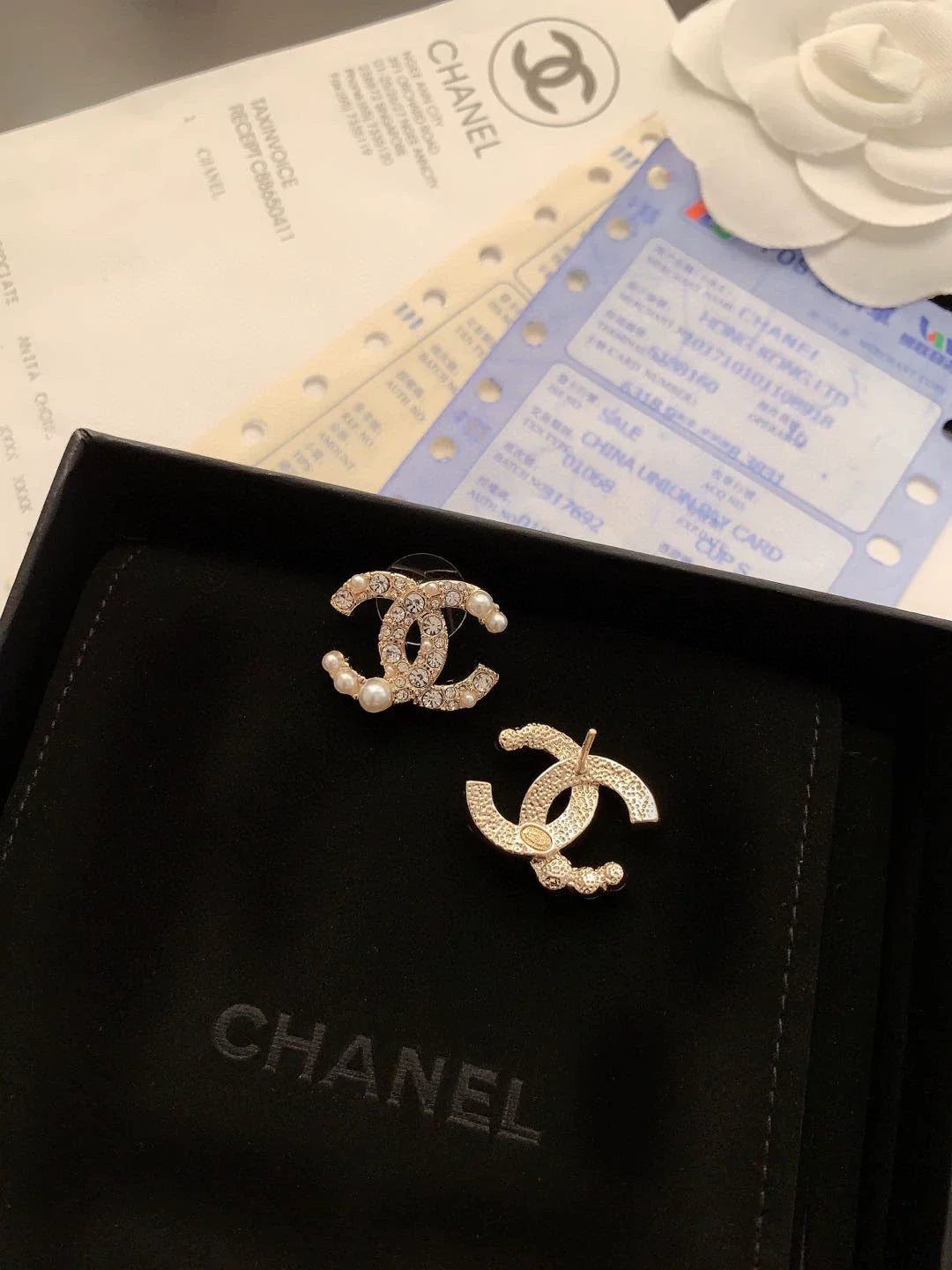 CC earrings