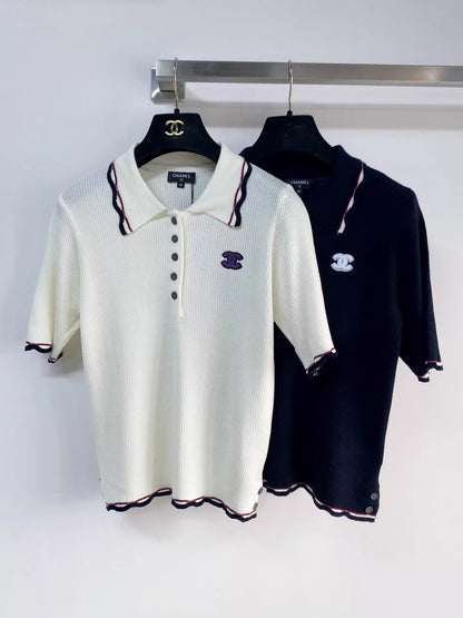 26ss Collared Logo T-shirt