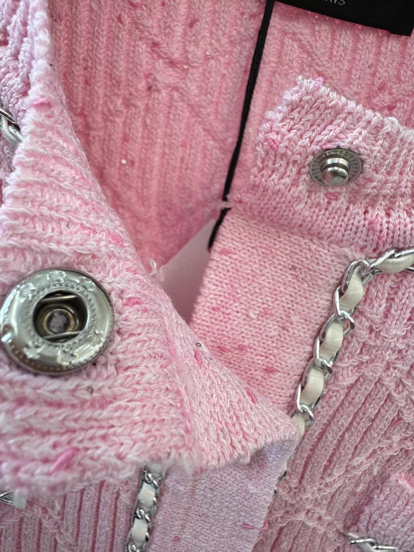 26ss Short-sleeved knit cardigan