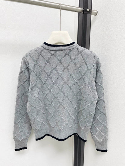 Lingge Knitted Cardigan