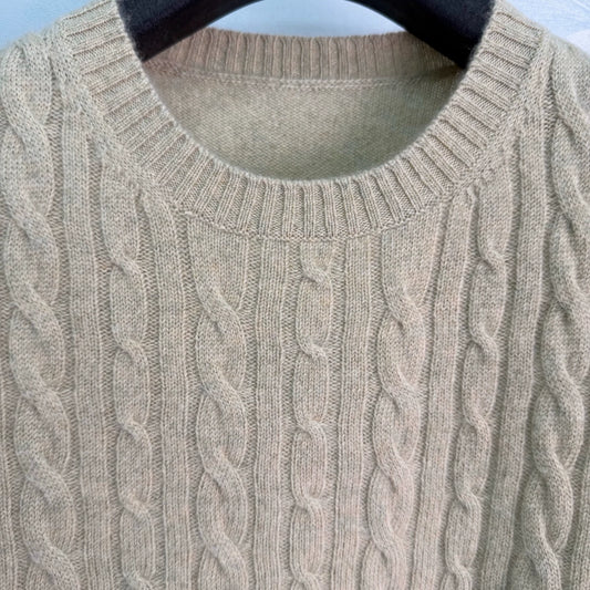 LORO PIANA / 26 Early Autumn New Twist Pattern Short Sleeve