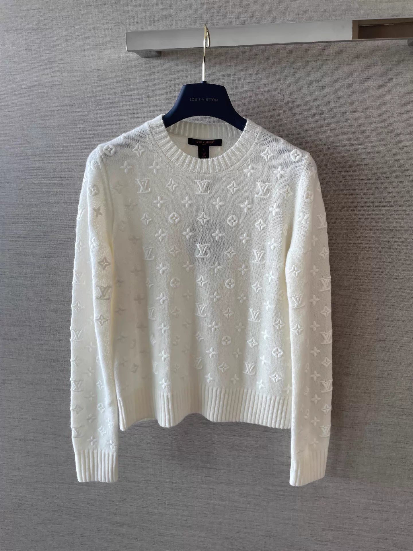 Jacquard knit sweater