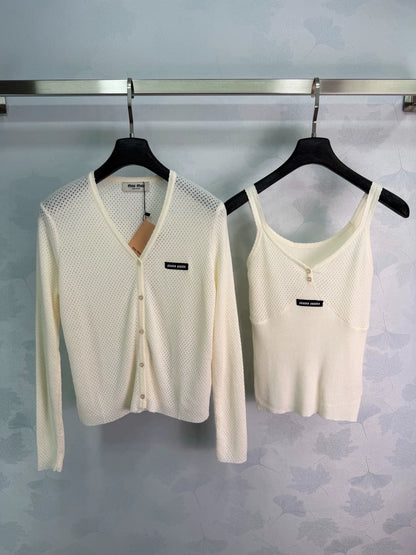 MiuMiu/26 Early Autumn New Two-Piece Set