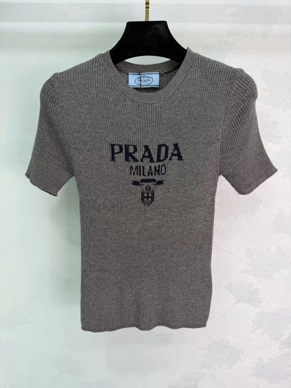 26ss Crew Neck Knit T-Shirt