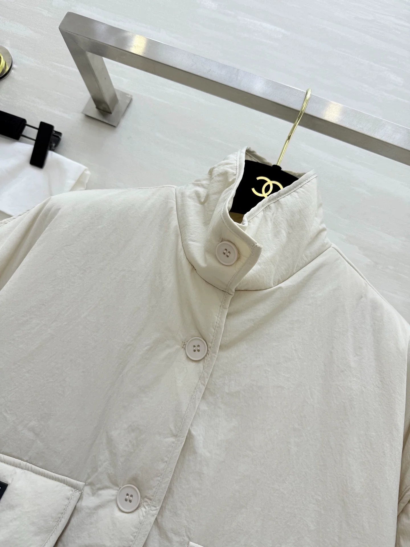 Stand collar jacket style down cotton jacket