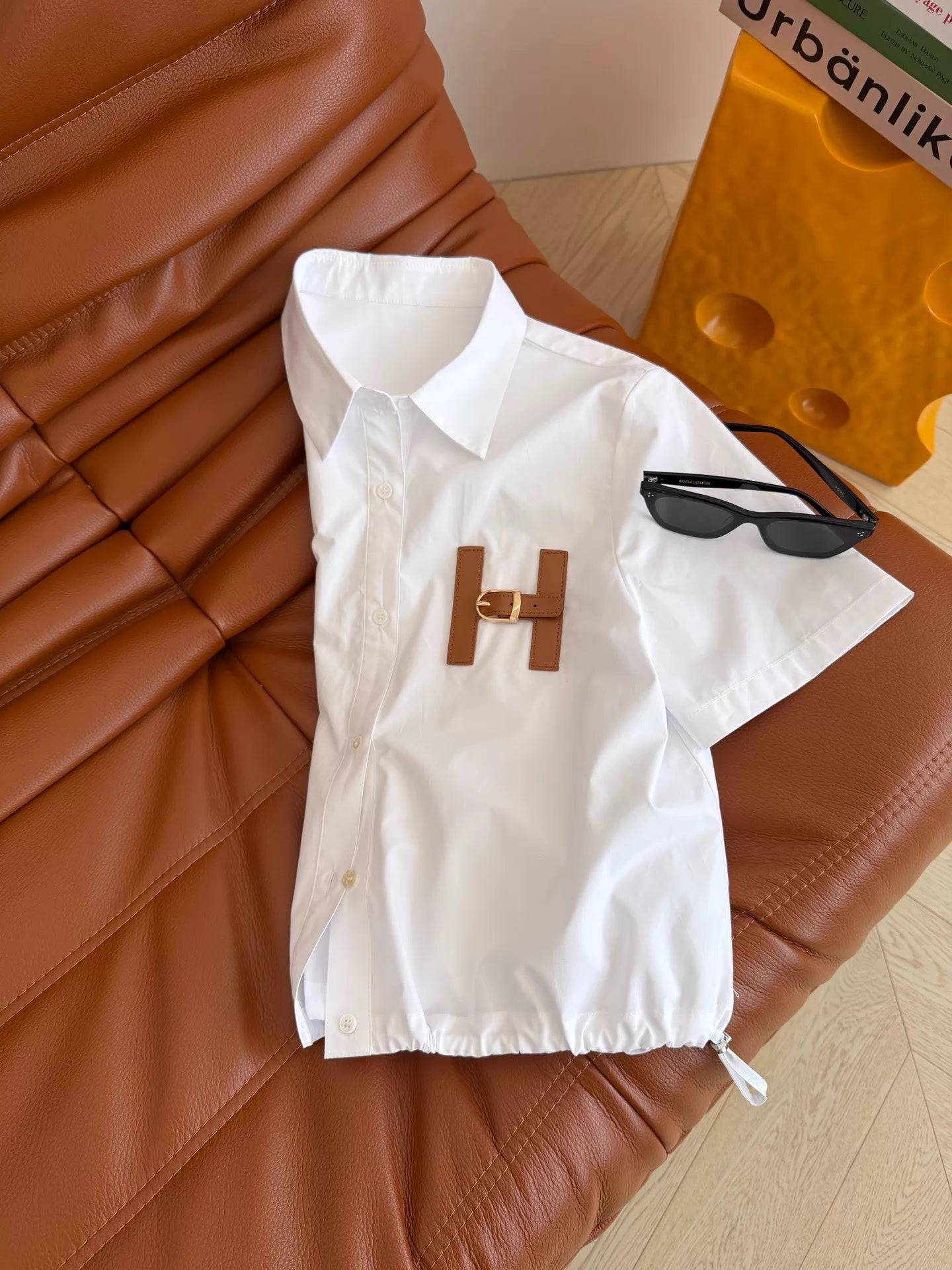 26ss H-patterned T-shirt
