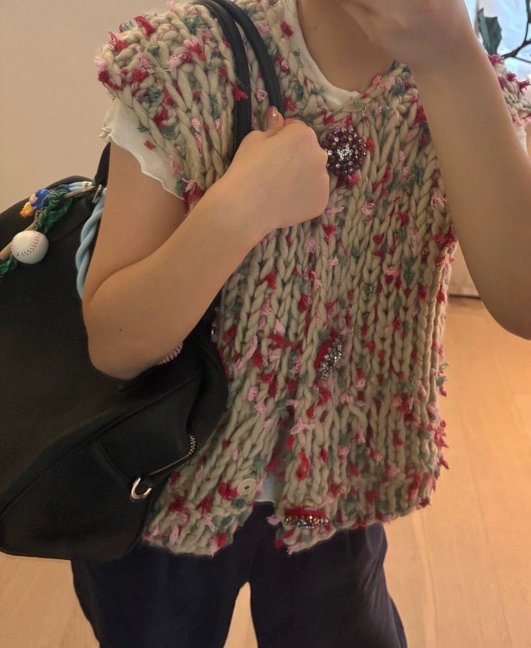 25fw Colorful woven vest（Medieval Series）