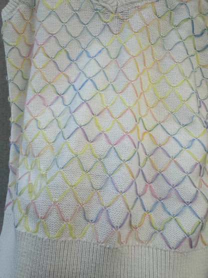 26ss Colorful Mesh Knit Camisole