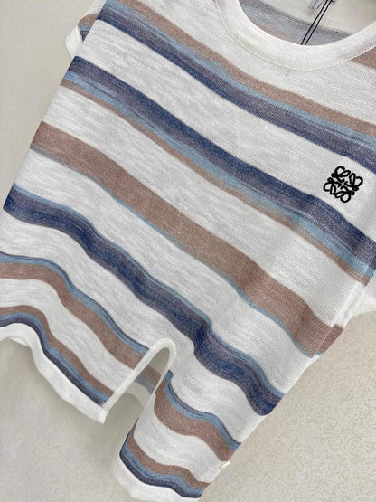 26ss Striped Knit T-shirt