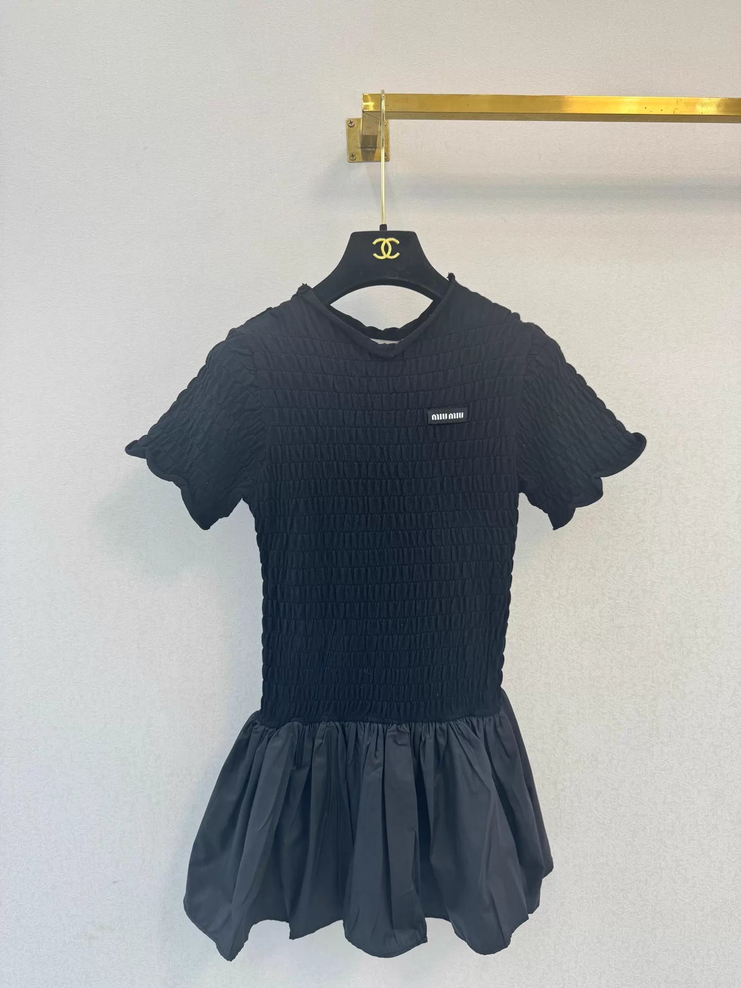 26ss Pleated Knit Dress