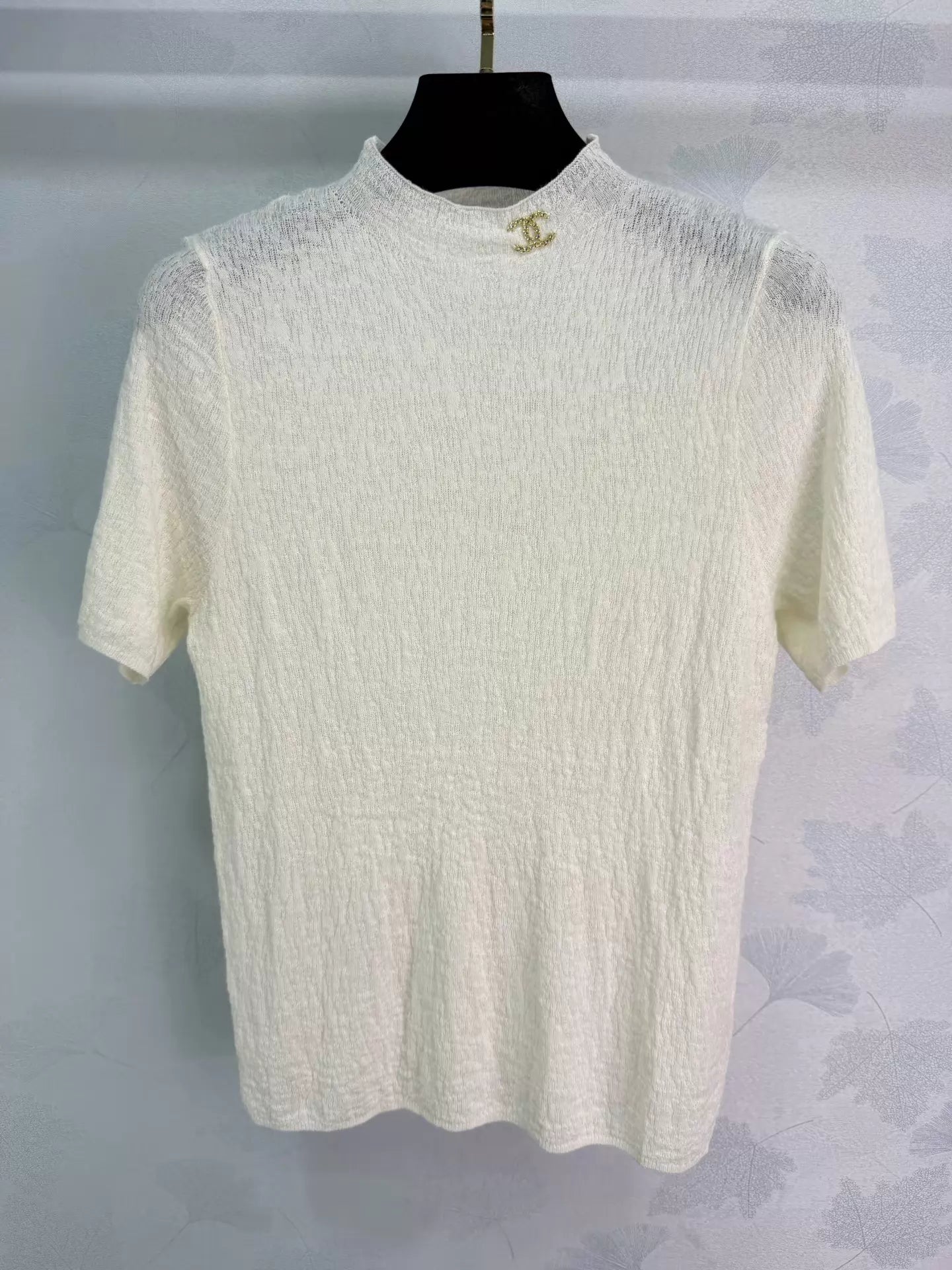 26ss Textured Knit T-Shirt