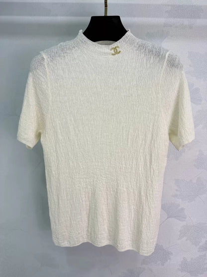 26ss Textured Knit T-Shirt