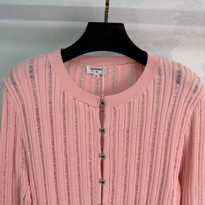 26ss Ribbed Knit Cardigan