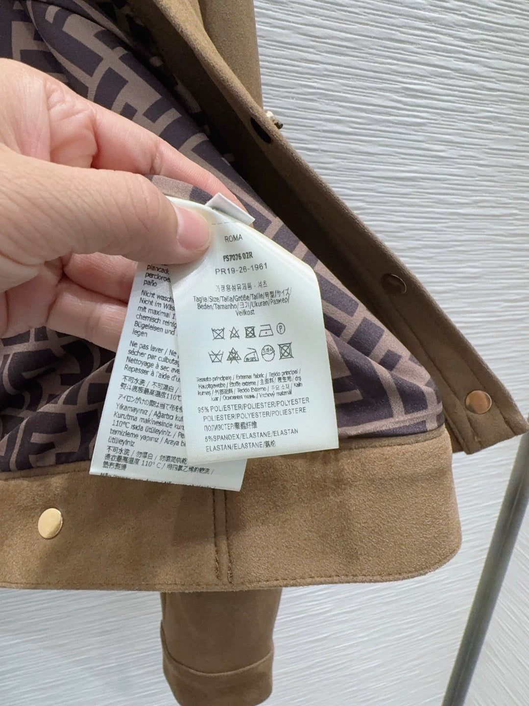26New Faux Suede Jacket