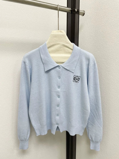 25fw Collar knit cardigan