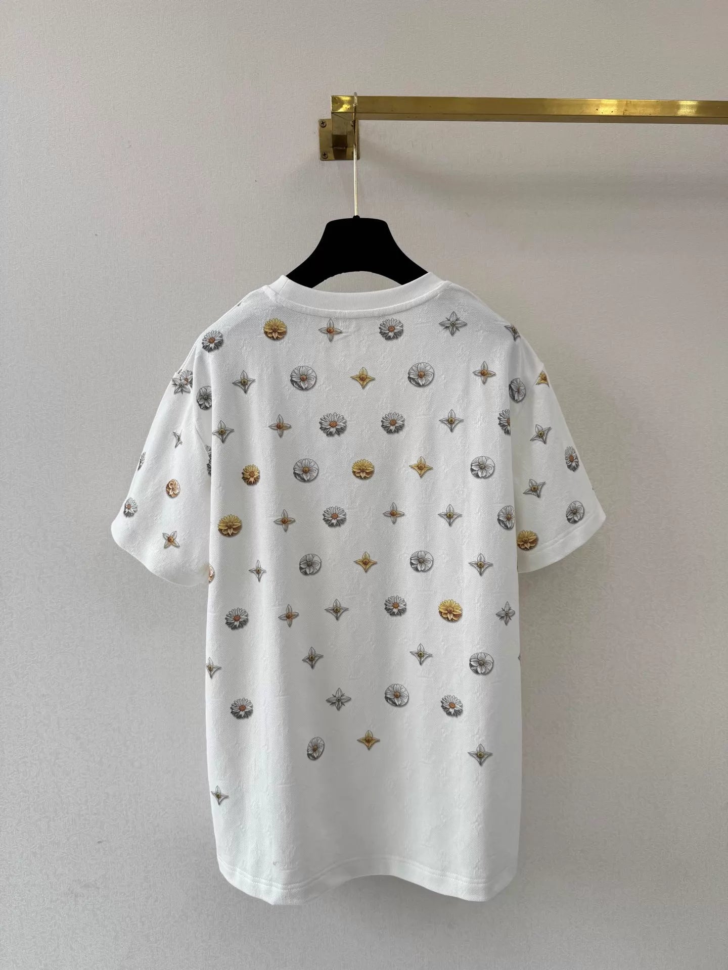 26ss Jacquard Daisy All-Over Print T-Shirt