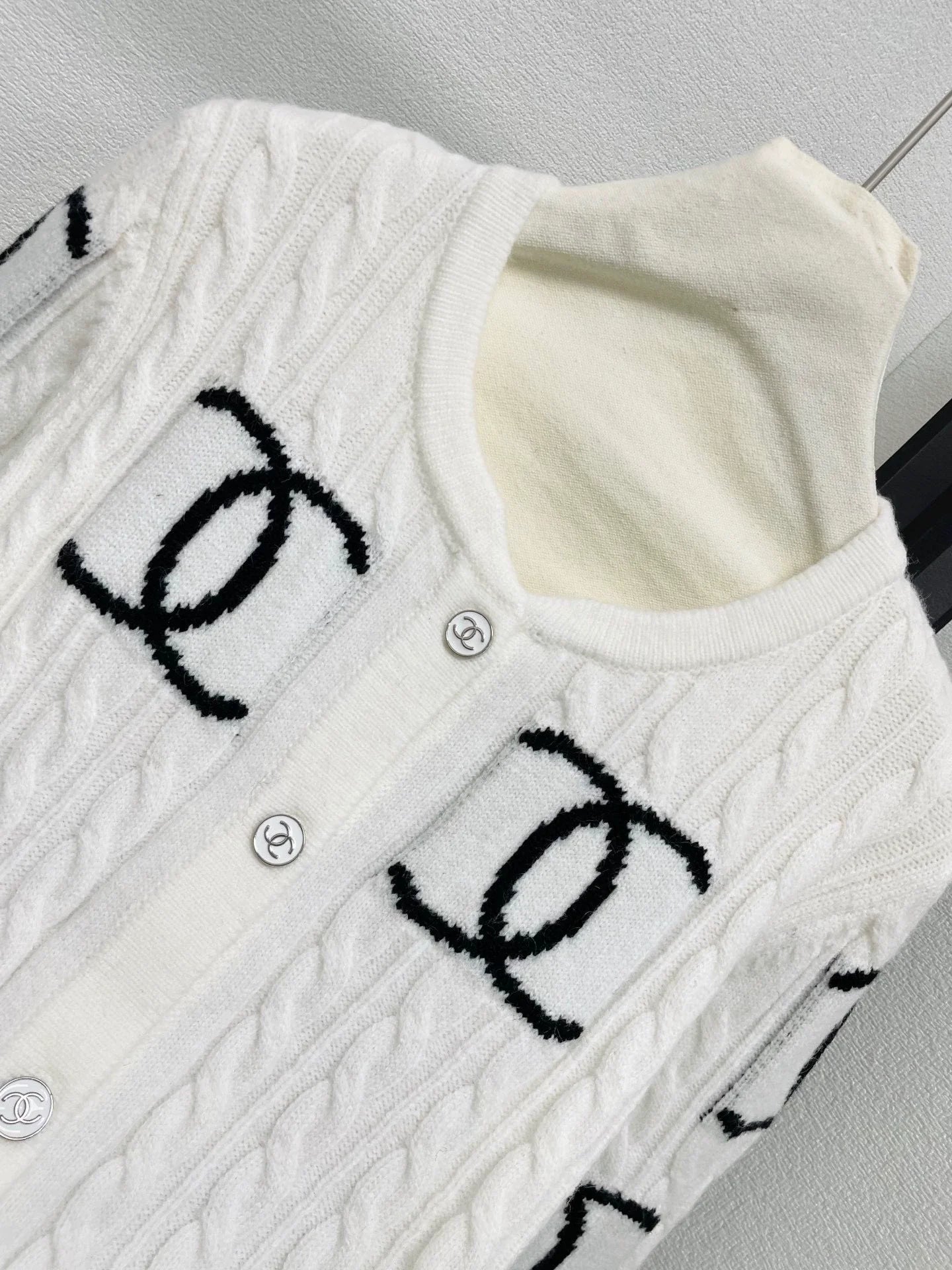 Double C Fried Dough Twists cardigan