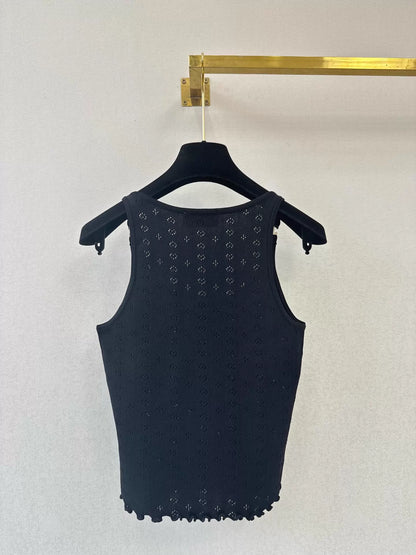 26ss Ruffled Knit Vest