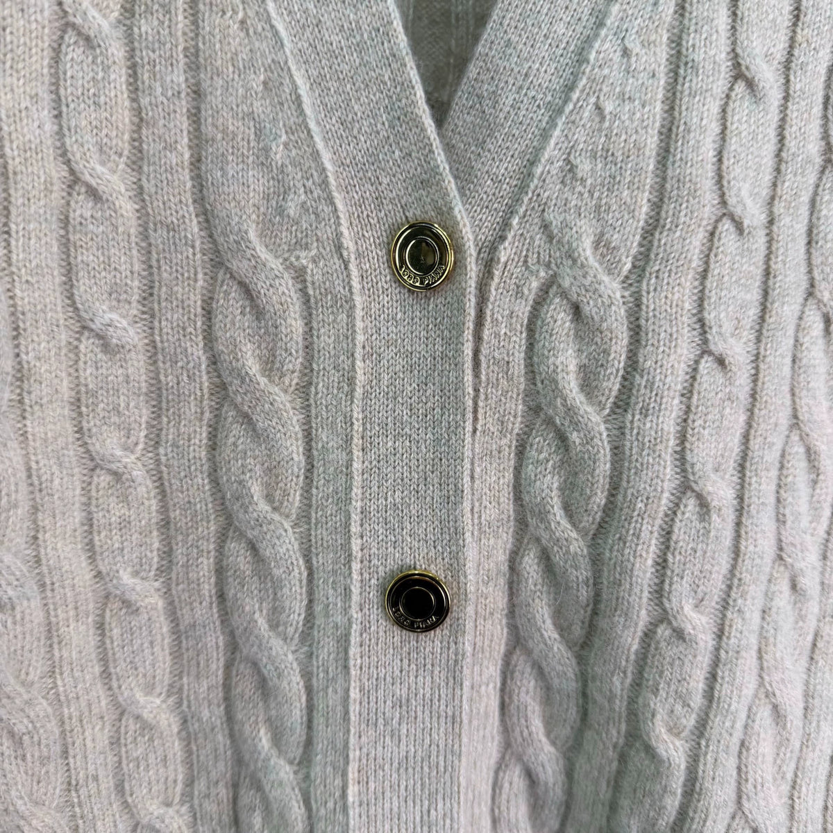 LORO PIANA/26 Early Autumn New Cable Knit Cardigan