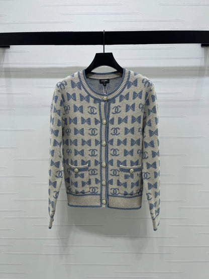 Jacquard Knit Cardigan