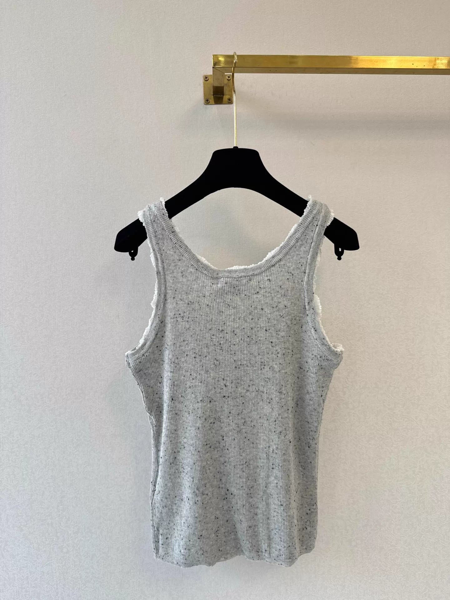26ss Color-blocked Knitted Vest