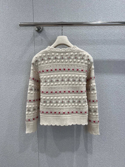 Hand-crocheted cardigan