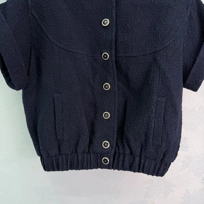 Short-sleeved cardigan