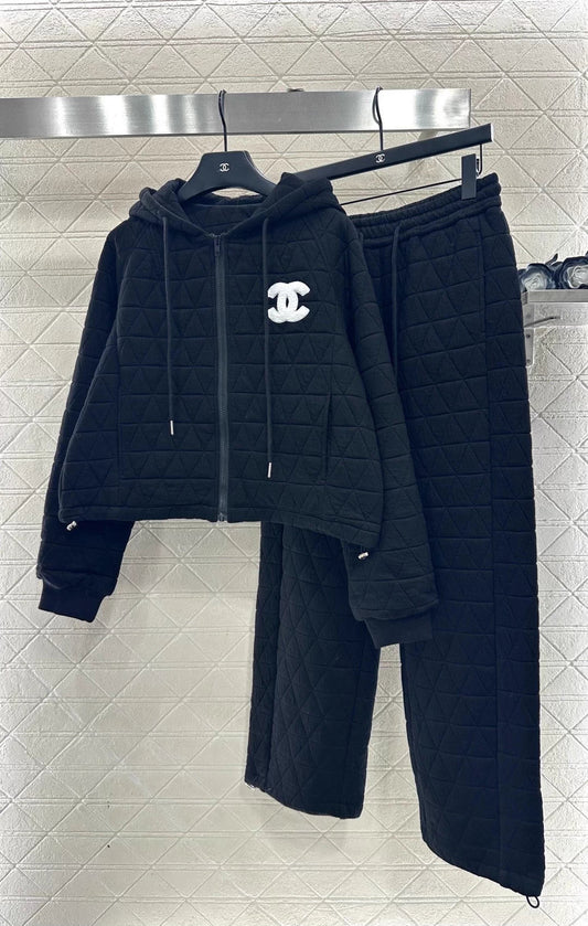 Hooded Quilted Set