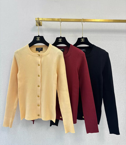 26ss Gold Button Cardigan