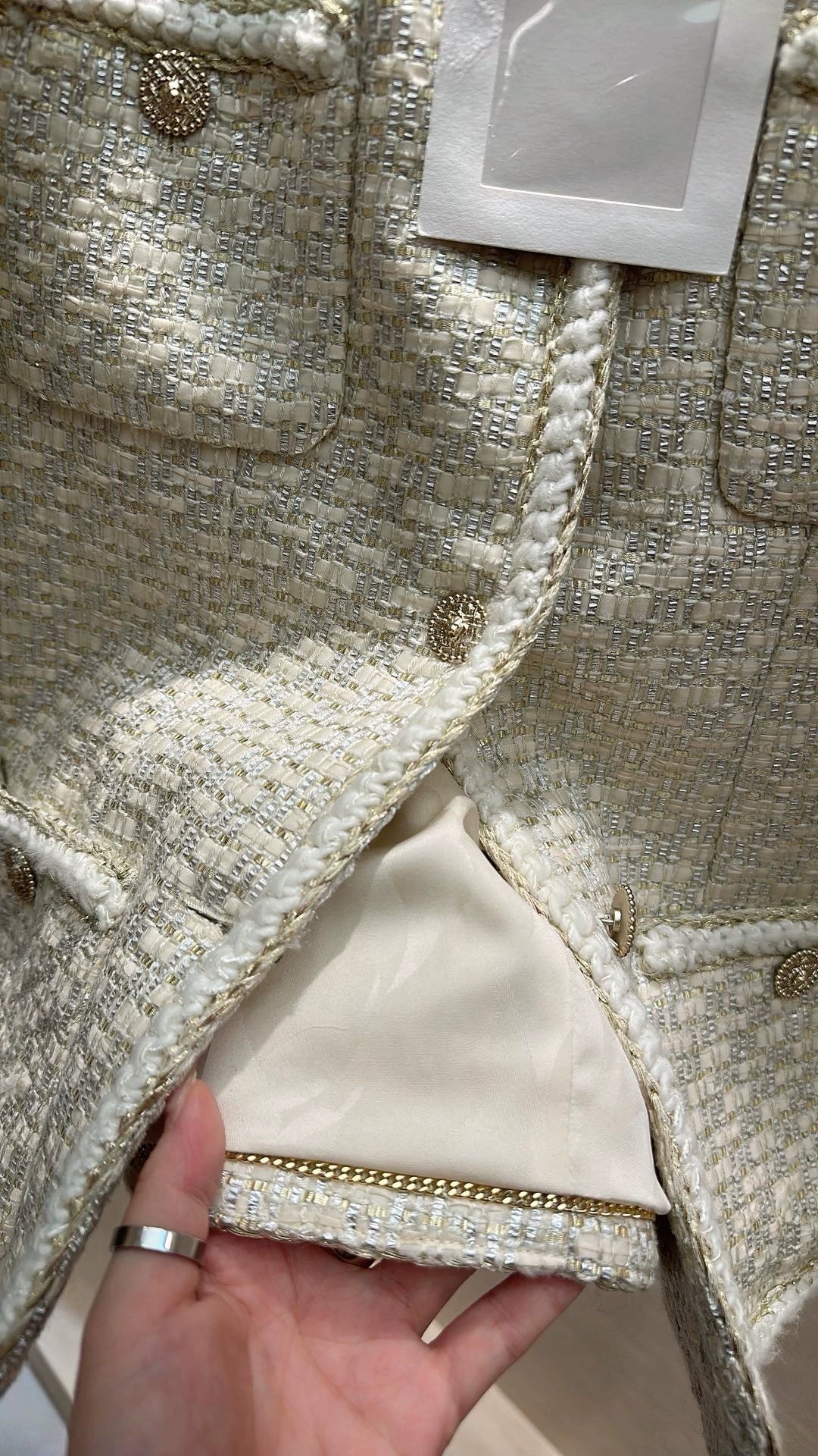 Woven-Pocket Jacket