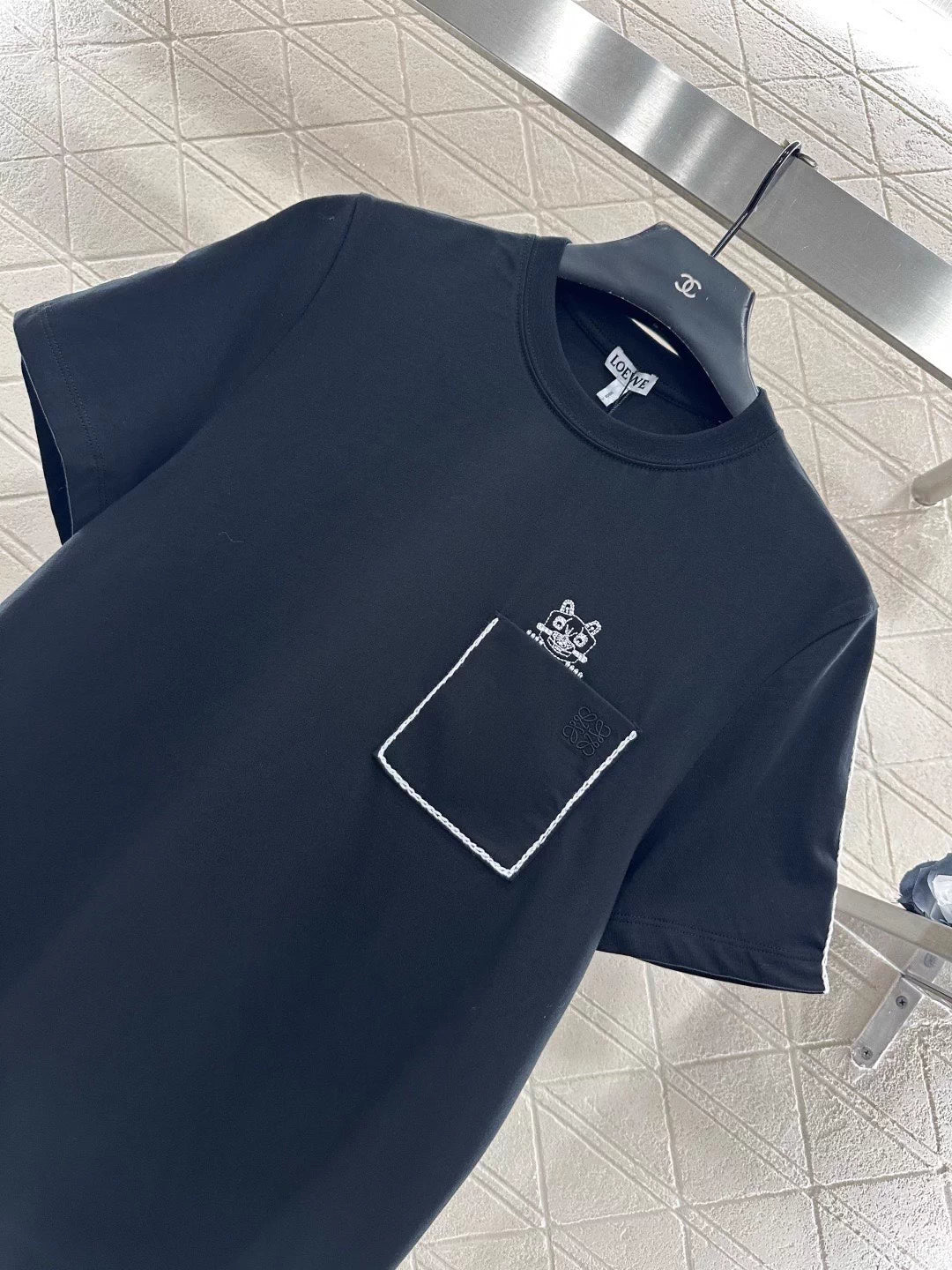 Pocket Embroidered Logo T-Shirt