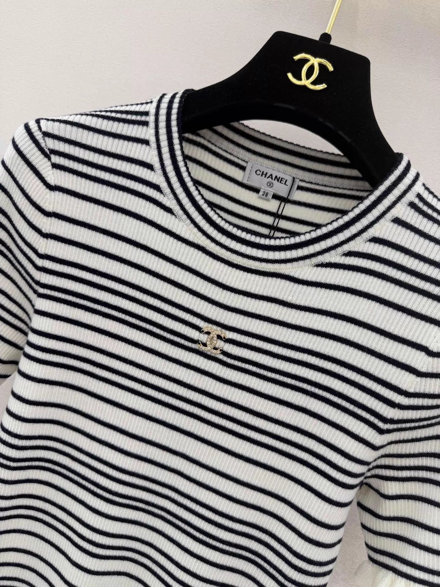 26ss Striped Knit T-Shirt