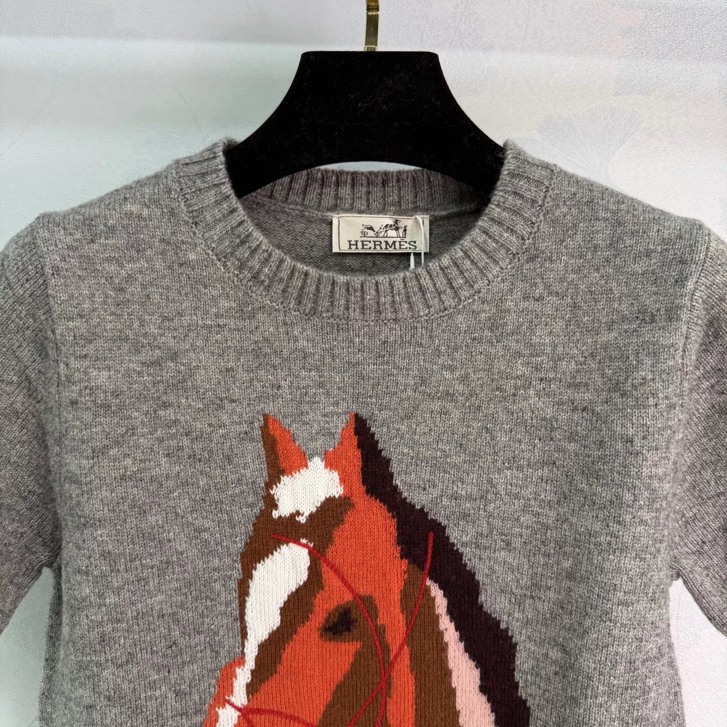 Pony Head Short-Sleeve Sweater