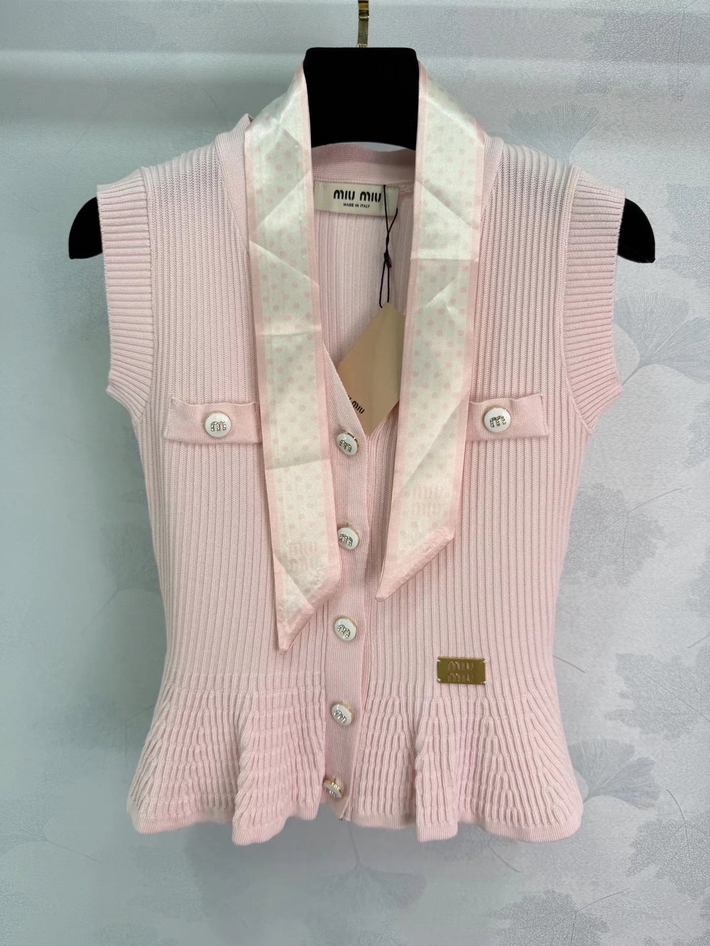 Knitted Vest + Scarf
