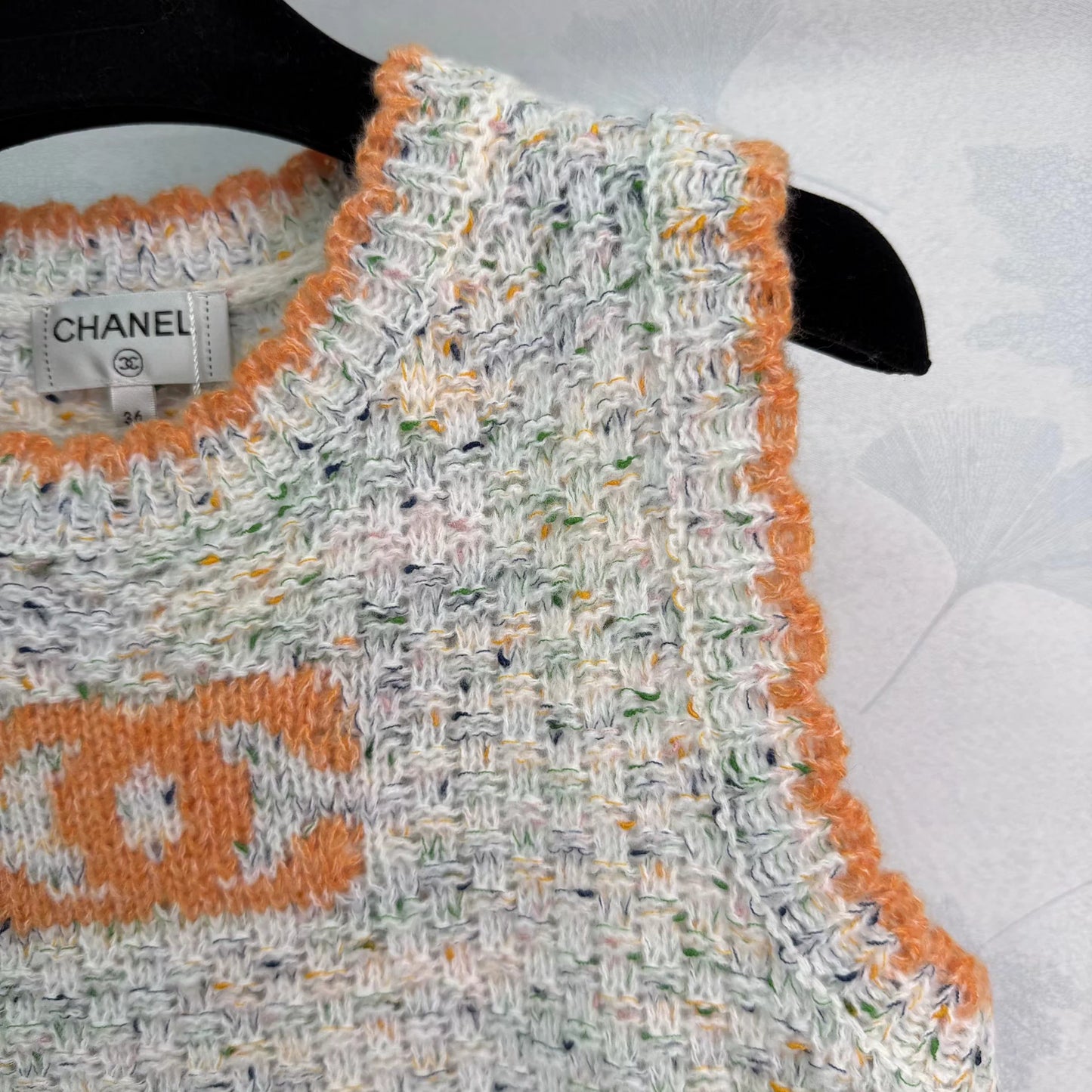 Embroidered Knit Vest