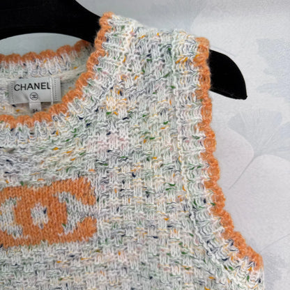 Embroidered Knit Vest