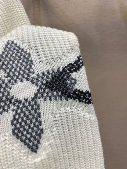 Skiing series knitted cardigan