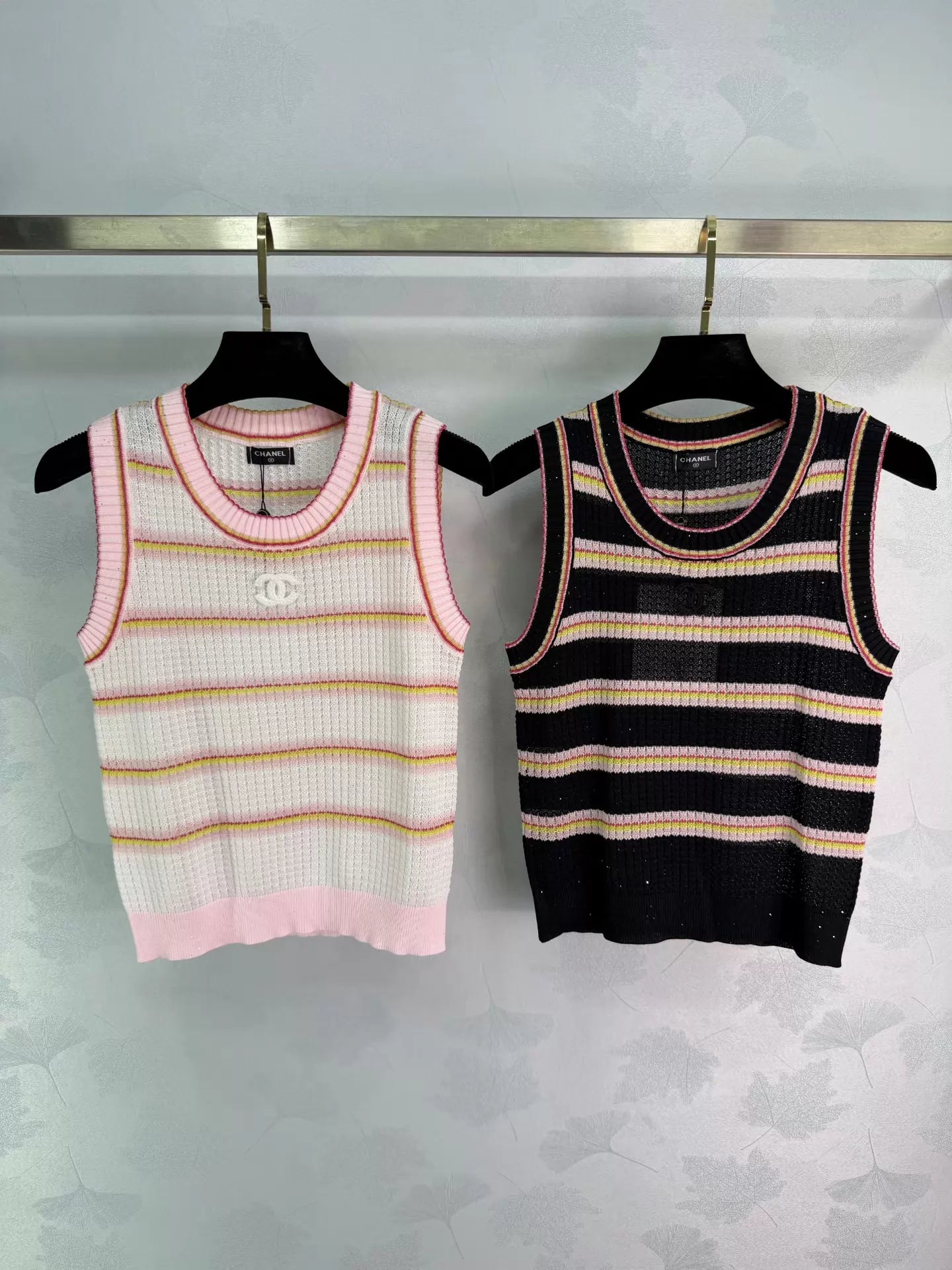 26ss Striped Knit Vest