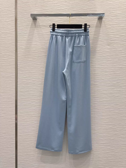 26ss Lace-up Wide-Leg Trousers