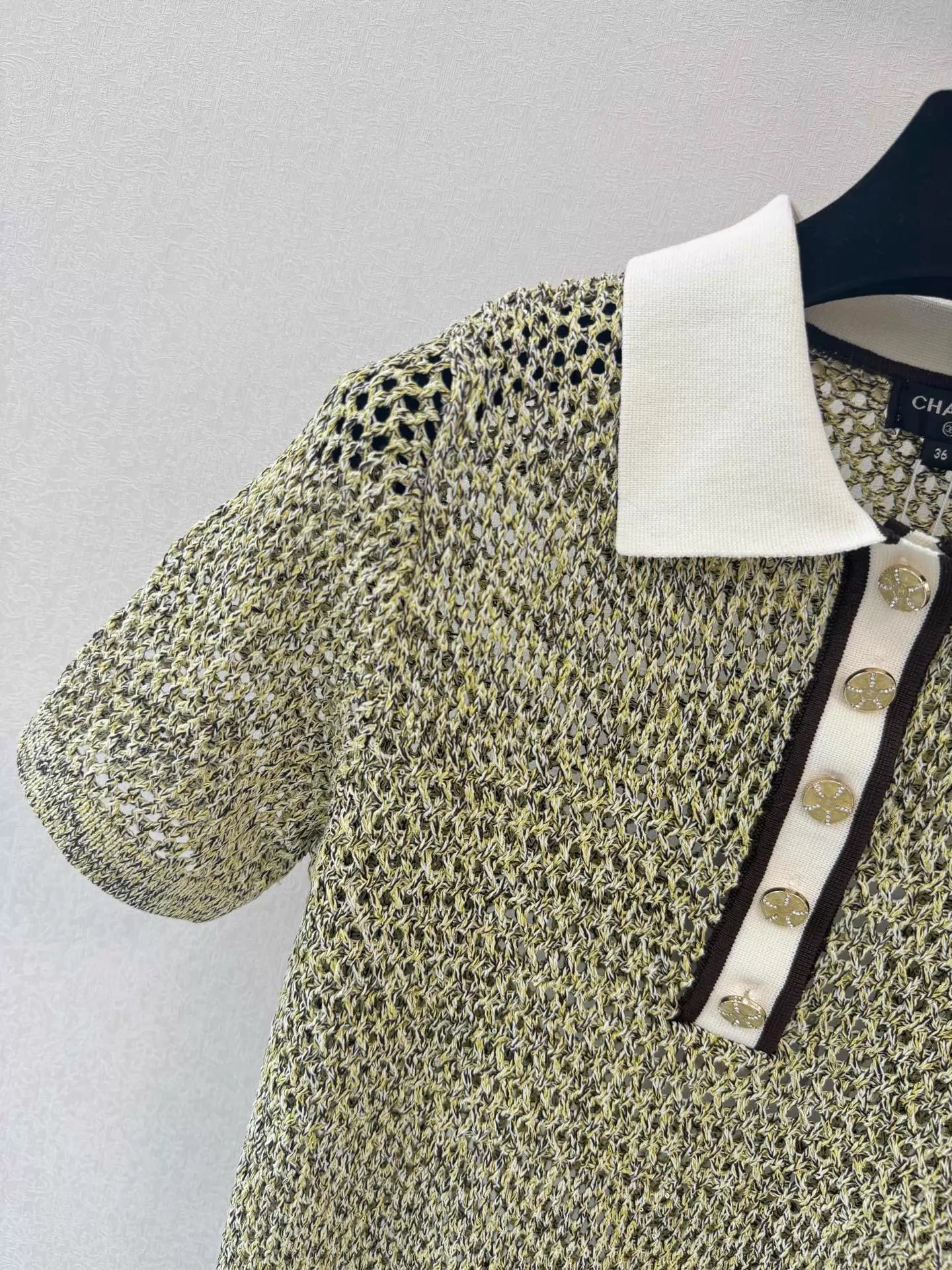 26ss Collared Knit T-Shirt