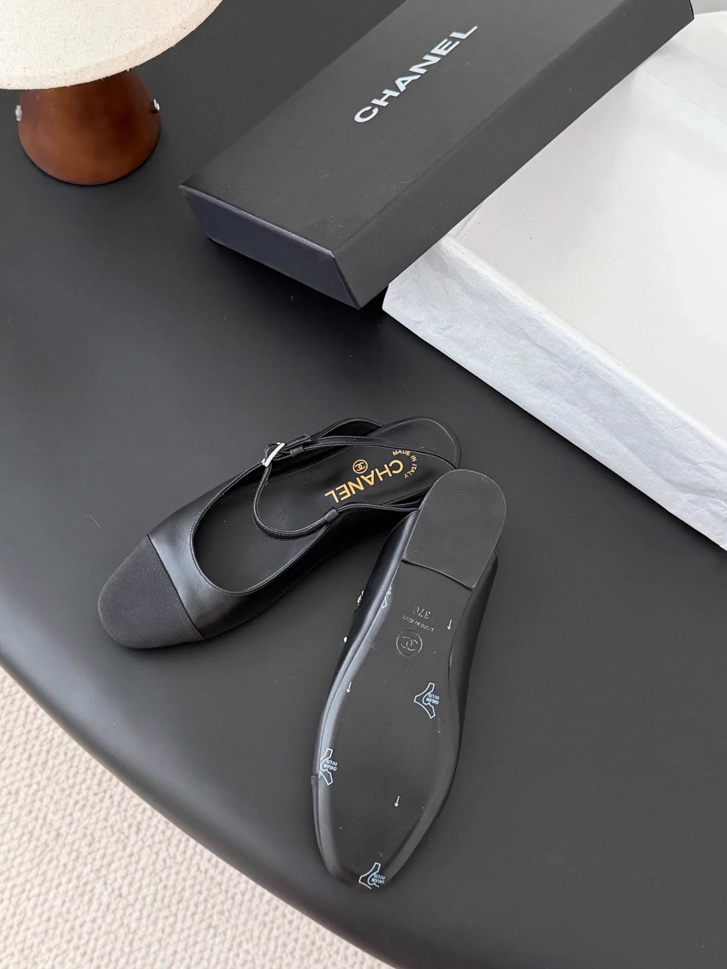 Mary Jane open-back flats