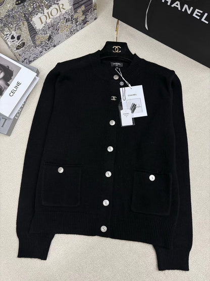 Single-breasted cardigan with pockets