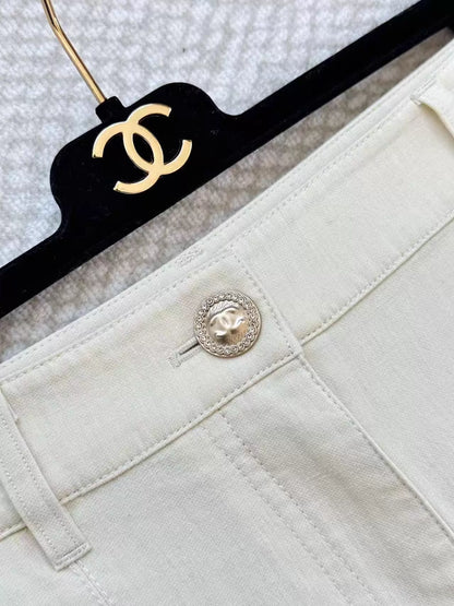26ss Wide-pleated casual shorts