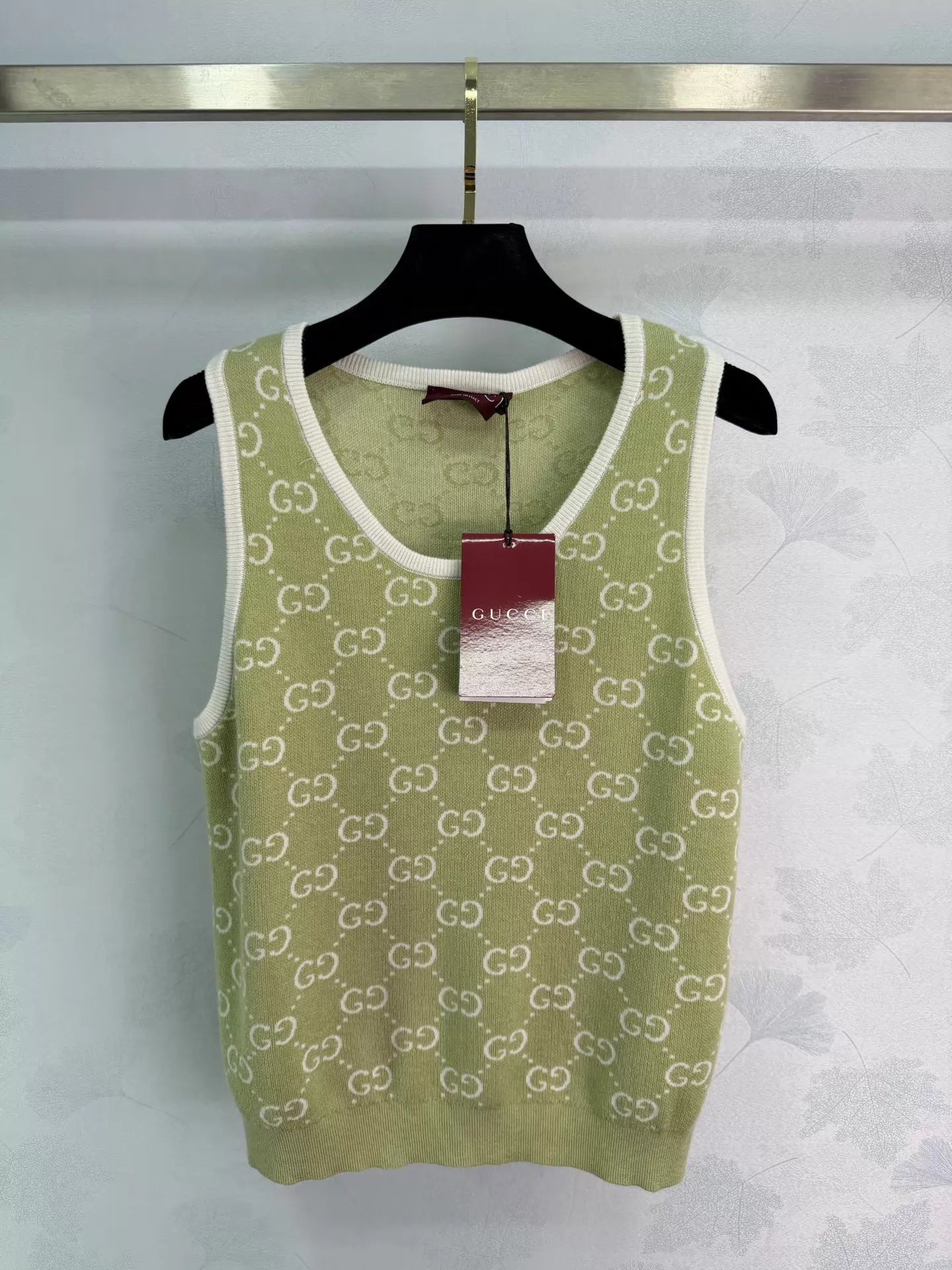 26ss Jacquard Knit Vest